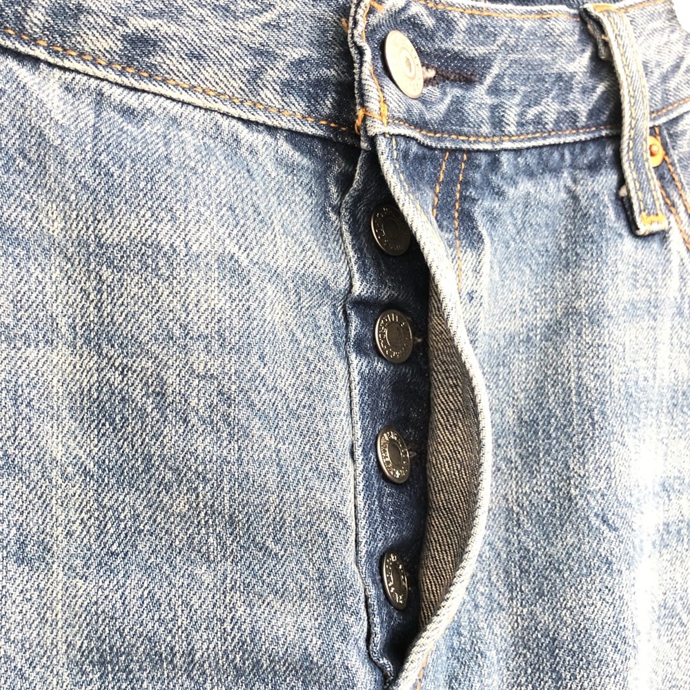💠 Vintage Reworked Levi’s 501 CT - Picture 7 of 13